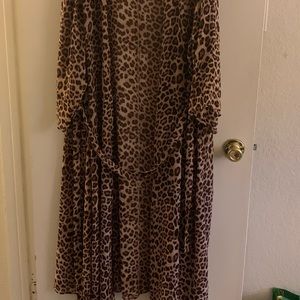 Torrid Sheer Leopard Print Robe